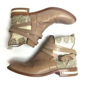 Freda Salvador Strappy Ankle Boots Women's Sz. 6